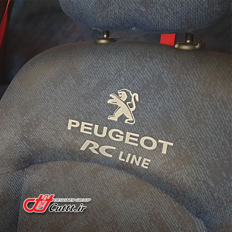 استیکر اتویی طرح PEUGEOT RC LINE - کد 10255