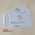 استیکر اتویی طرح PEUGEOT RC LINE - کد 10255