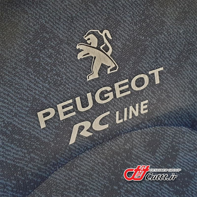 استیکر اتویی طرح PEUGEOT RC LINE - کد 10255