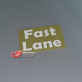 استیکر شبرنگ گل پخش کن طرح Fast Lane - کد 10516