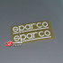 استیکر شبرنگ گل پخش کن طرح SPARCO - کد 10544