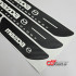 برچسبهای تزریقی پارکابی - طرح MAZDA - کربن مشکی - کد 10581
