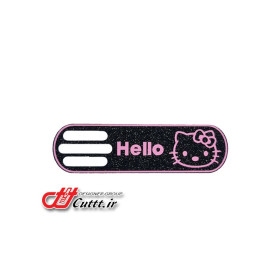 برچسب تزریقی ایربگ سرنشین پژو 206 - طرح Kitty -  کد 10719