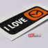 استیکرتزریقی طرح I LOVE MAZDA - کد 10300