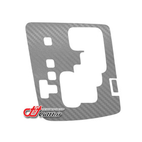 کاور لیور دنده مزدا 3 نیو - کربن نقره ای - کد 10573/2