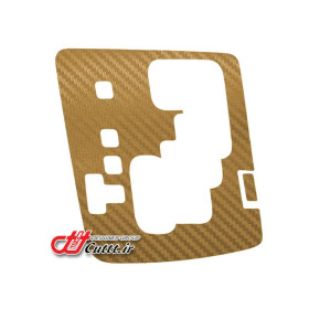 کاور لیور دنده مزدا 3 نیو - کربن طلایی - کد 10573/3