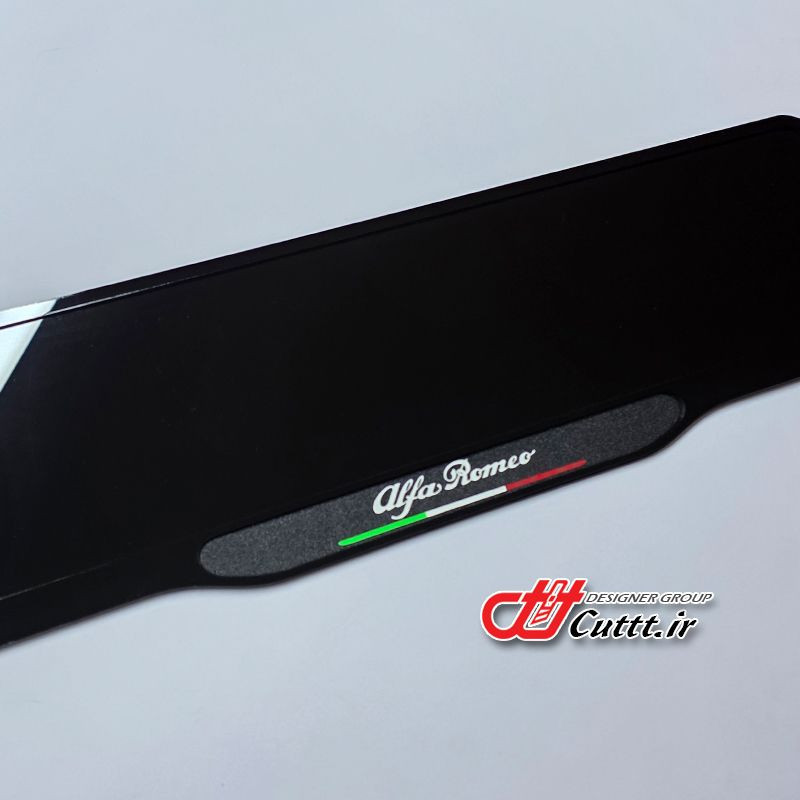 لوگوی قاب پلاک اسپورت خودرو طرح alfa romeo - کد 10502