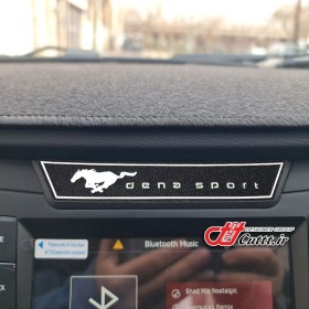 استیکر تزریقی مانیتور دنا طرح DENA SPORT - مشکی شاین - کد 10499/2