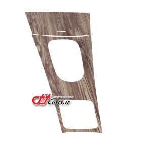 کاور کنسول و لیور دنده مرسدس بنز C240 - طرح چوب قهوه ای - کد 10863/7