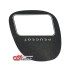 کاور تزریقی قاب چراغ سقفی پژو 206  و 207 - مشکی شاین - کد 10523/4
