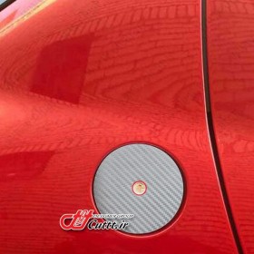 کاور درب باک پژو 206 ، 207 و رانا - کربن نقره ای - کد 10798/2