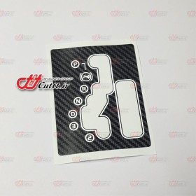 کاور تزریقی لیور دنده پژو 206 تیپ 4 و پژو پارس اتوماتیک - کربن مشکی - کد 10683/1
