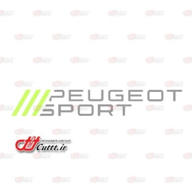 استیکر برشی طرح PEUGEOT SPORT - کد 10457/3