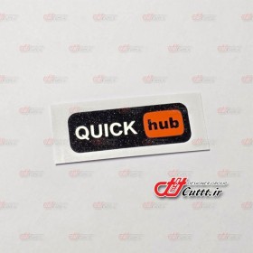 استیکر تزریقی طرح QUICK HUB - کد 10296