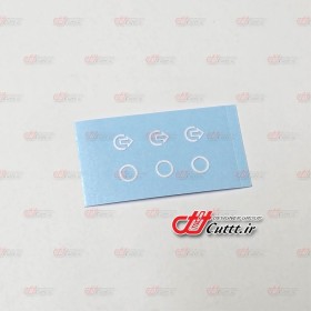 برچسب های برشی علائم دریچه های بخاری پژو 207 - کد 10782