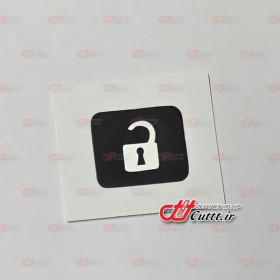 برچسب تزریقی دکمه طرح قفل باز  - کد 1067205