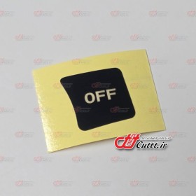 برچسب  لیزری  دکمه OFF پنل تهویه پژو 207 - کد 10425