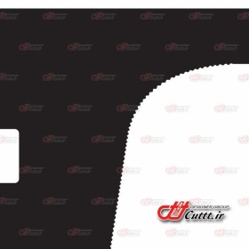برچسب برشی دالبری پشت آینه وسط پژو 206 و 207 - کد 10309