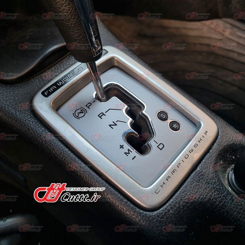 کاور تزریقی لیور دنده پژو 206 و207 اتوماتیک - مات / مشکی - کد 10922/1