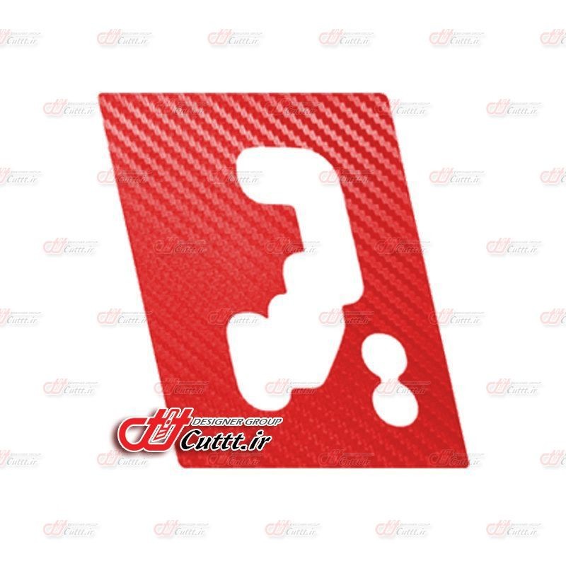 کاور لیور دنده پژو 206 و207 اتوماتیک - کرین قرمز - کد  10110/4