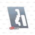 کاور لیور دنده پژو 206 تیپ 4 و پژو پارس اتوماتیک - کربن نقره ای - کد 10786/2
