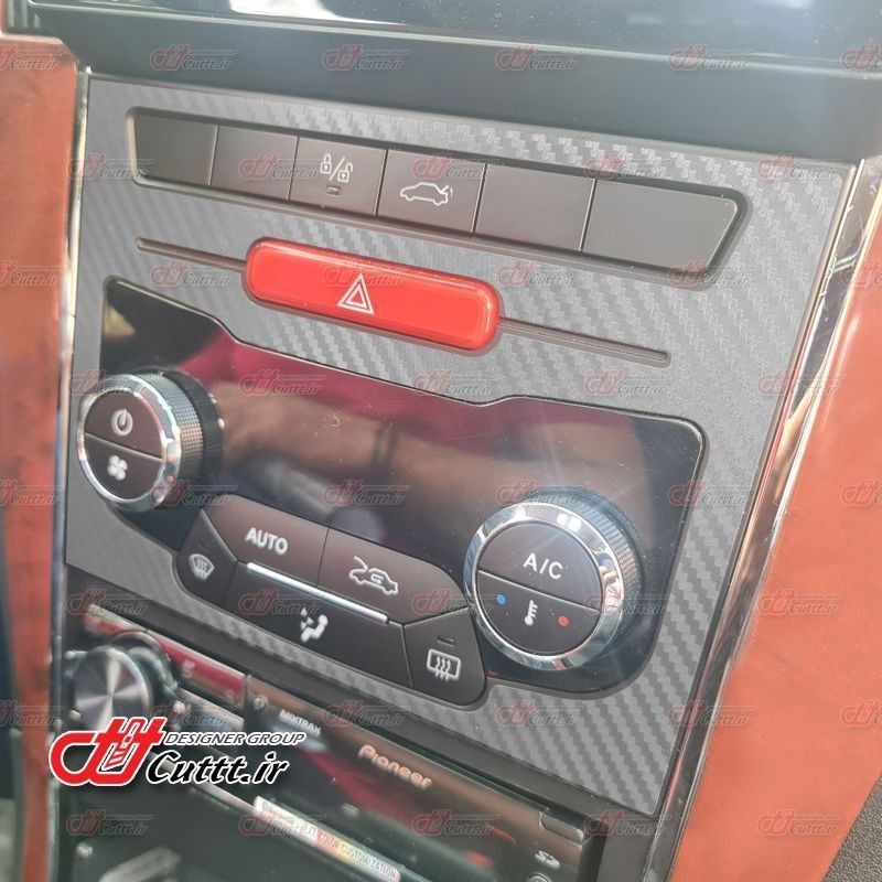 کاور قاب پنل تهویه دنـا - کربن نقره ای - کد 10819/2