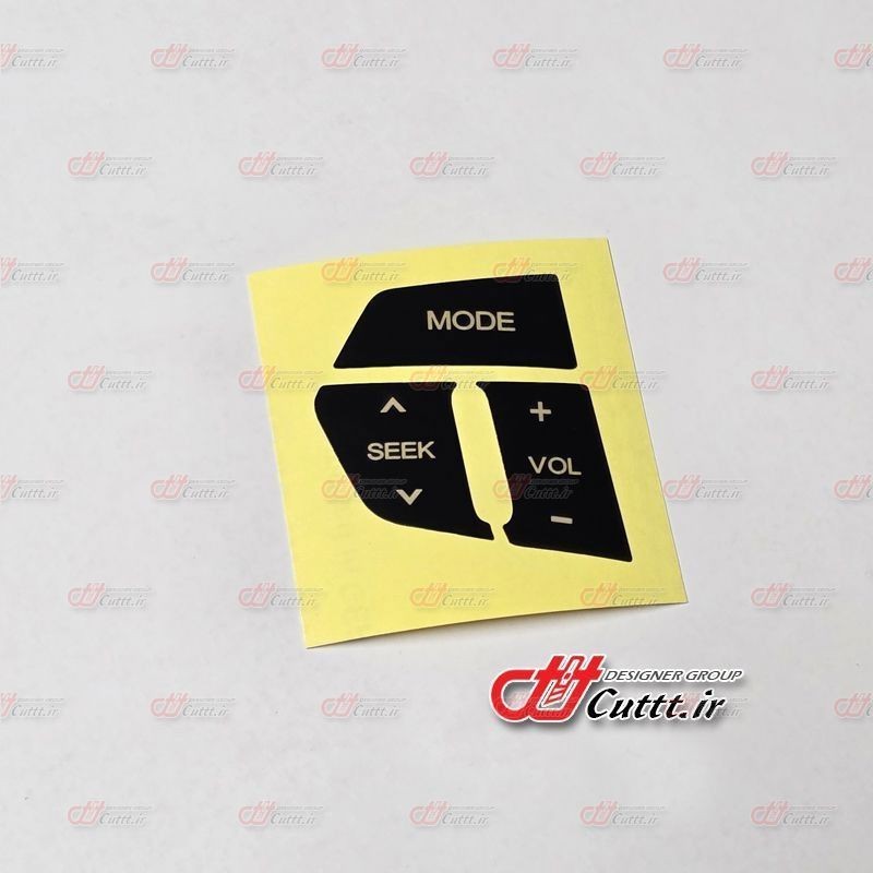 پک کاور لیور دنده مشکی شاین و برچسب دکمه های اچ 30 کراس - کد 10918/2