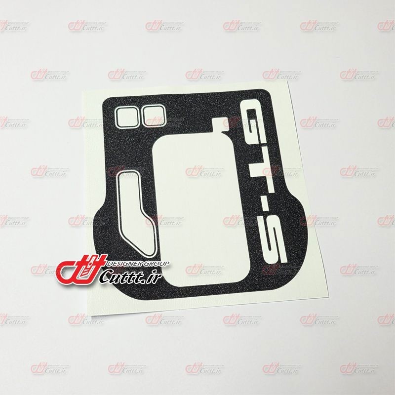 کاور تزریقی لیور دنده دنا اتوماتیک - مشکی شاین - طرح GTS - کد 10858/2