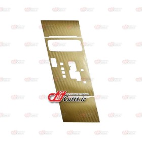 پک کاور کنسول و لیور دنده هیوندای آزرا - کربن طلایی - کد 10821/3