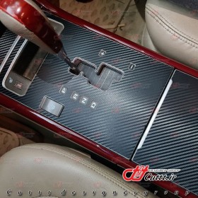 پک کاور کنسول و لیور دنده هیوندای آزرا - کربن مشکی - کد 10821/1