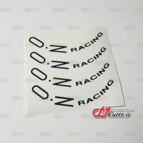 برچسب برشی طرح OZ RACING - مشکی - کد 10197/2