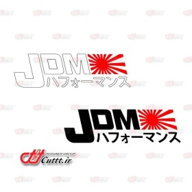 استیکر چسبی طرح JDM - کد 10513
