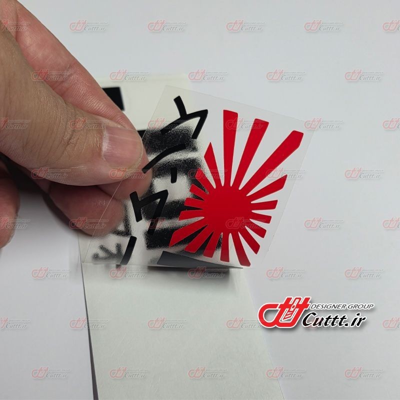 استیکر چسبی طرح JDM - کد 10513