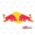 استیکر برشی طرح RED BULL - کد 10658