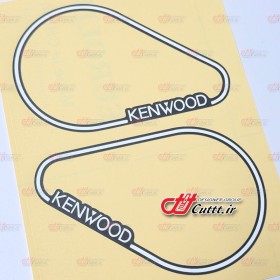 استیکر تزریقی قاب تیوتر پژو 206 و 207 آینه برقی - طرح KENWOOD - کد 10722