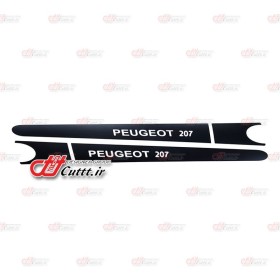 استیکر برشی کنار راهنما طرح PEUGEOT 207 - کد 10641