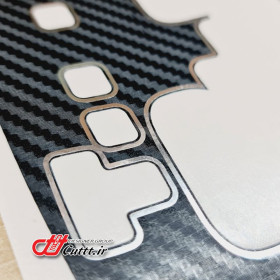 کاور لیور دنده مزدا 3  نیو - کربن مشکی - کد 10575