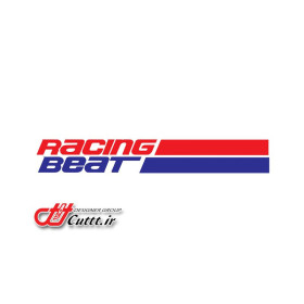 استیکر چسبی طرح RACING BEAT کد 10455
