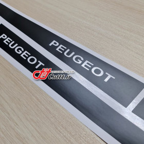 استیکر برشی کنار راهنما طرح PEUGEOT - کد 10646