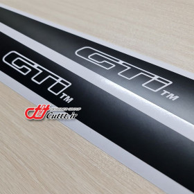 استیکر برشی کنار راهنما طرح GTI - کد 10636