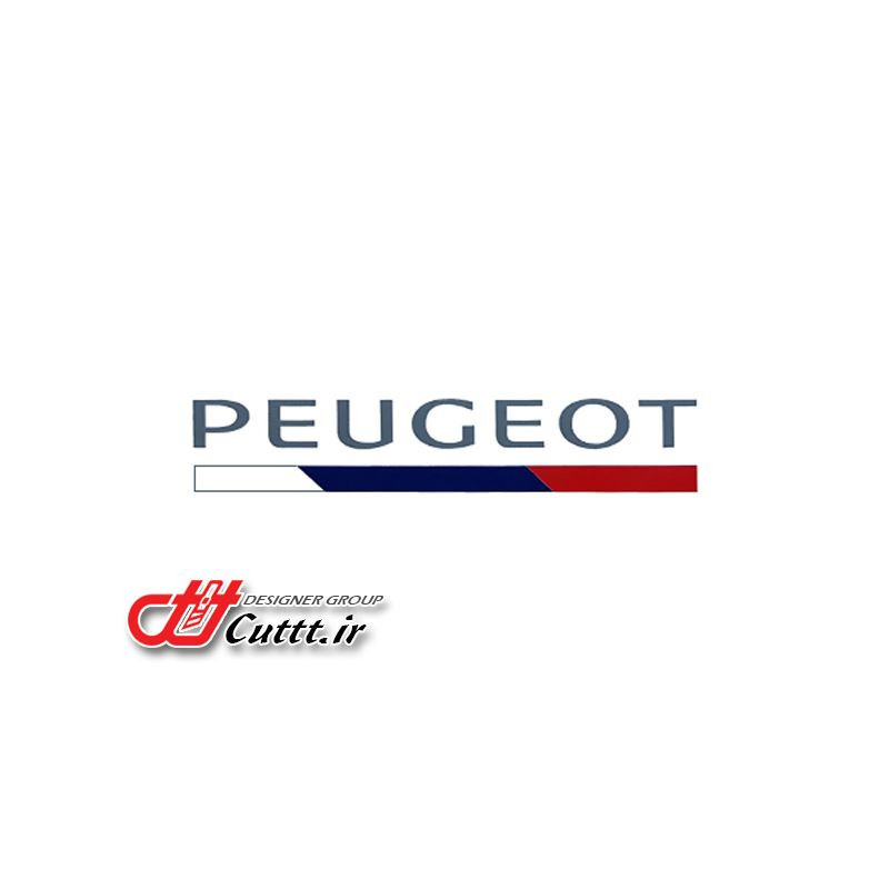 استیکربرشی طرح PEUGEOT SPORT - کد 10471