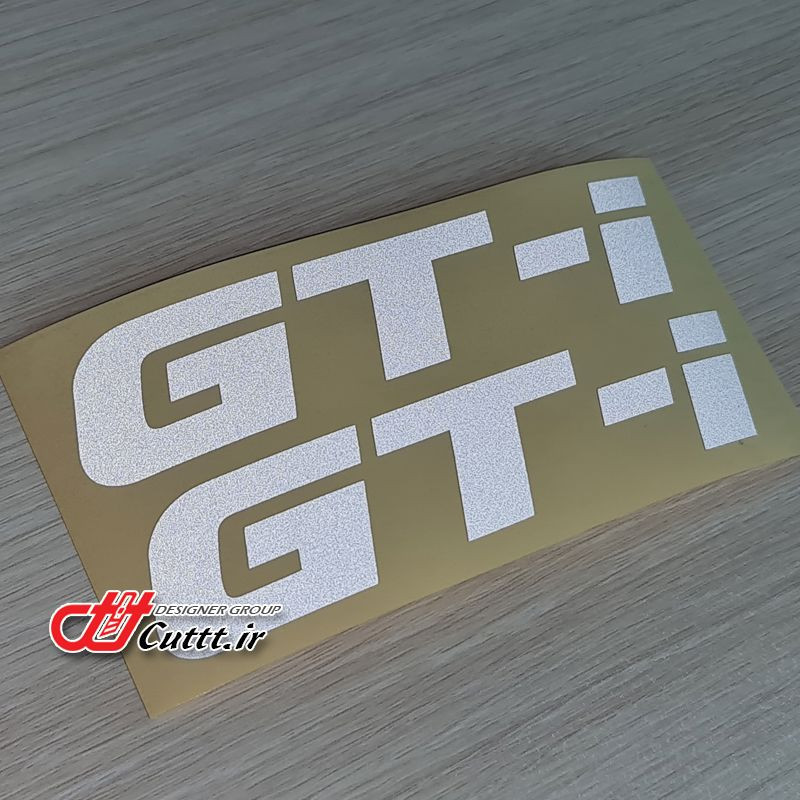 استیکر شبرنگ گل پخش کن طرح GTI - کد 10587