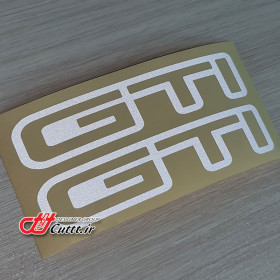استیکر شبرنگ گل پخش کن طرح GTI - کد 10588