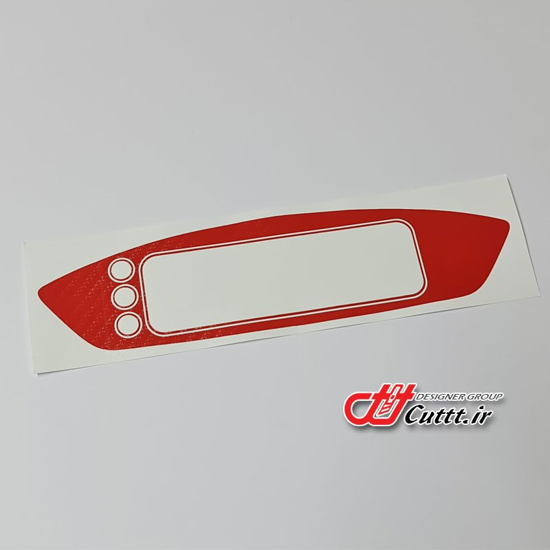 کاور قاب ساعت اچ 30 کراس - طرح کربن قرمز - کد 10755