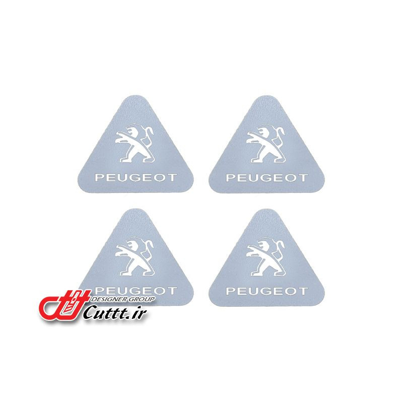 برچسب  لیزری هشدار باز بودن درب خودرو طرح PEUGEOT - شبرنگ - کد 10647