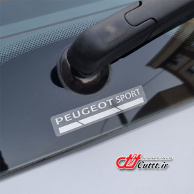 برچسب متالایز طرح PEUGEOT SPORT - کد 10191