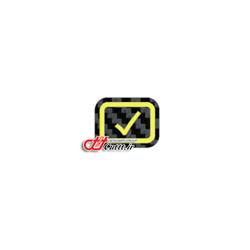 کاور تزریقی قاب ساعت پژو 206 و 207 - کربن مشکی - کد 10373/1