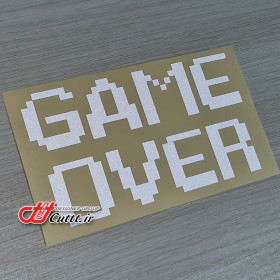 استیکر شبرنگ گل پخش کن طرح GAME OVER - کد 10569