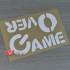 استیکر شبرنگ گل پخش کن طرح GAME OVER - کد 10570