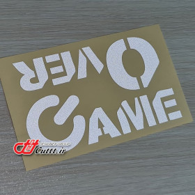 استیکر شبرنگ گل پخش کن طرح GAME OVER - کد 10570